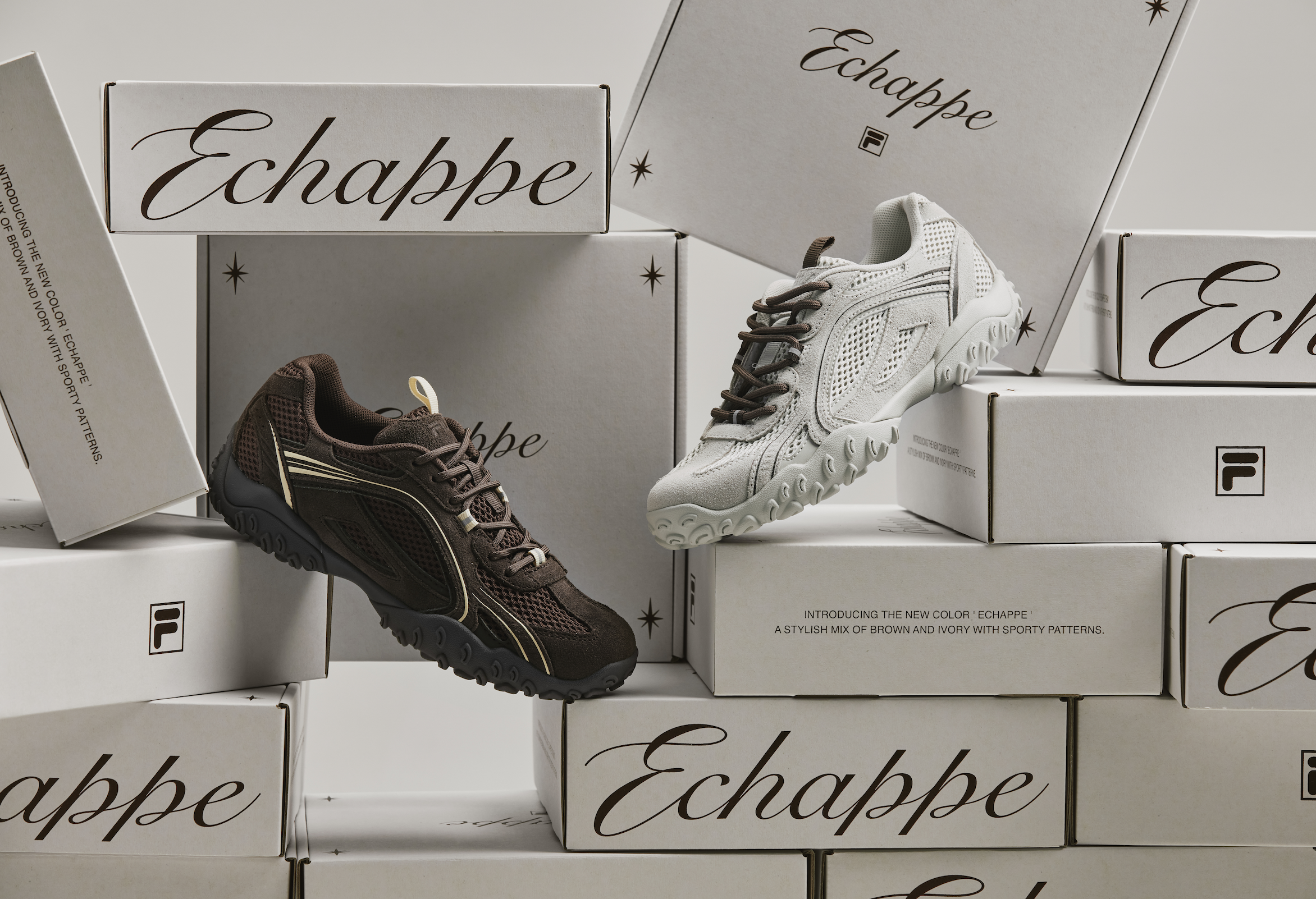 ★FILA Echappe Lx Cream★ FILA Takes It Up a Notch with the Echappe LX in New Fearless